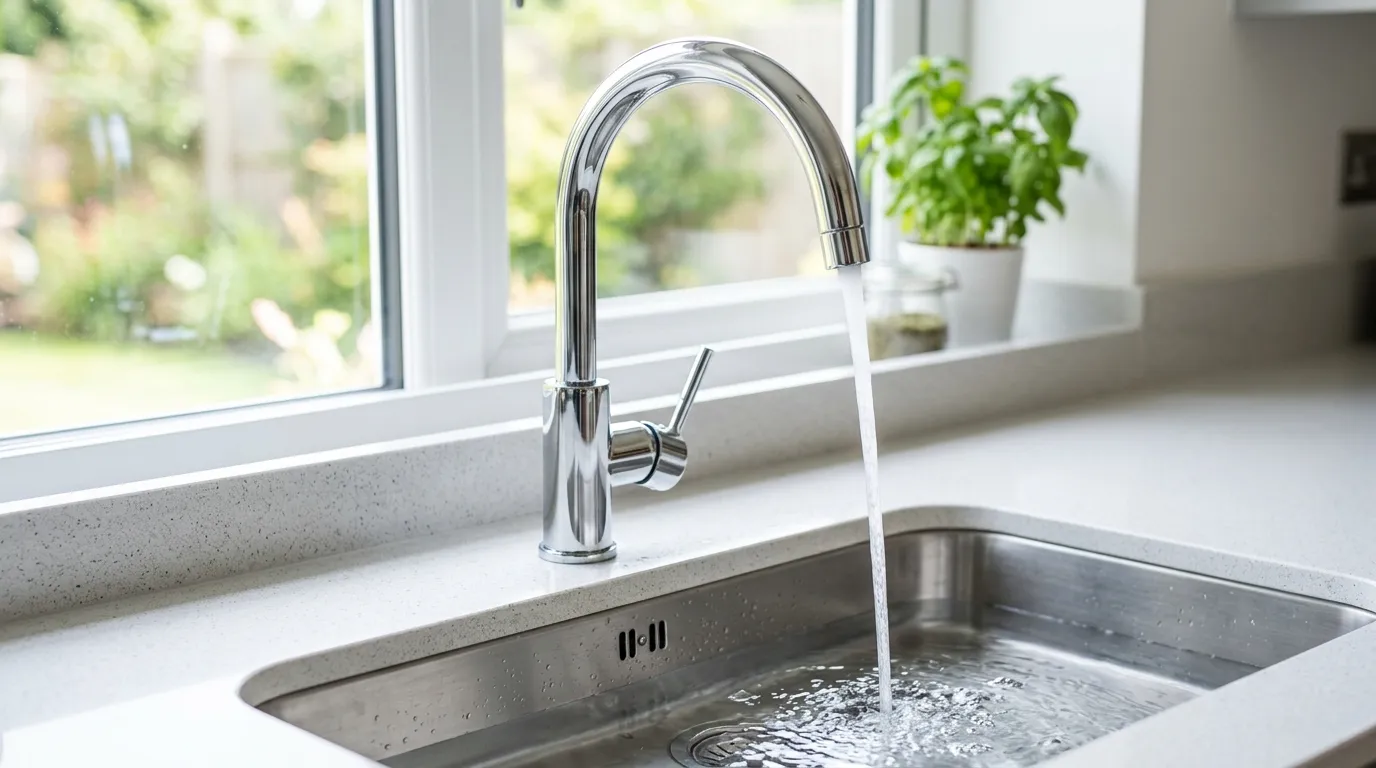 Local Plumbing Master Pros same day plumber fixing a faucet in Breckenridge, OK